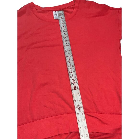 90 Degree Women's Large Orange/Tangerine Sweatshirt Super Soft Modal/Polyester/S - Picture 5 of 5